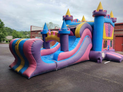 IMG 7030 1774307422 3n1 Royal Queen bounce house with basketball goal and slide